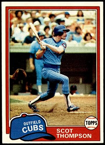 1981 Topps 395 İskoç Thompson Chicago Cubs (Beyzbol Kartı) NM Cubs