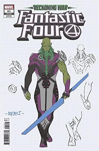 Fantastik Dörtlü (6. Seri) 41C VF / NM; Marvel çizgi romanı / 1: 10 Tasarım varyantı