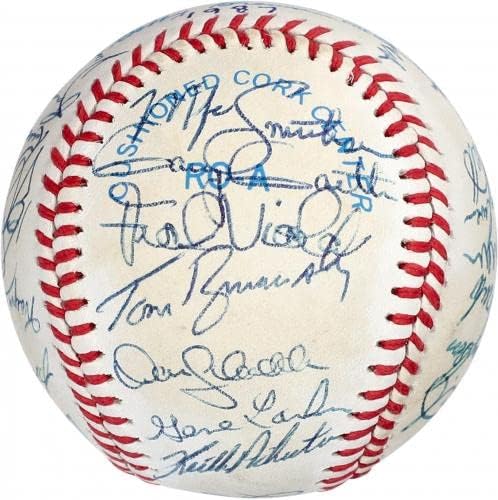 1987 Minnesota Twins Takımı 30 İmzayla Beyzbol İmzaladı-JSA İmzalı Beyzbol Topları