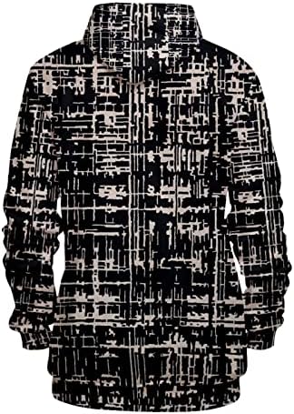 ADSSDQ Erkek Bombacı Ceket, Uzun Kollu Ceket Erkekler Kış Büyük Boy Vintage Spor Sıcak Kazak Zip Katı Color15