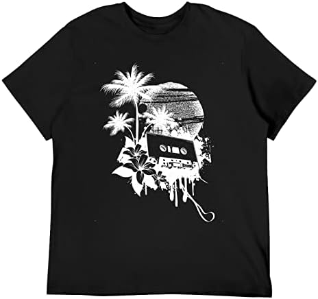 Aipengry Tişörtleri Gömlek Erkekler için Komik Hawaiian Baskılı Grafik Tee Moda Rahat Yuvarlak Boyun Kısa Kollu Kas T-Shirt
