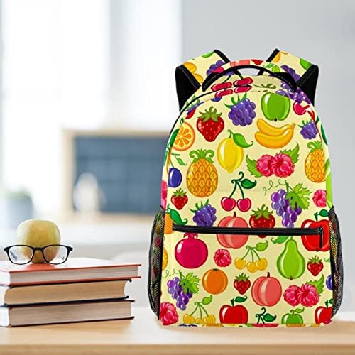 Yaz Meyve Desen Sırt Çantaları Erkek Kız Okul Kitap Çantası Seyahat Yürüyüş Kamp Sırt Çantası Sırt Çantası