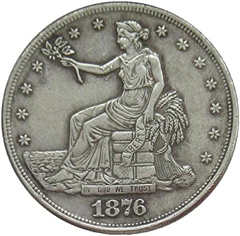 1873-1885 Gümüş Kaplama Çoğaltma hatıra parası Sikke Amatör Koleksiyonu El Sanatları Hatıra seramik karo Hediye