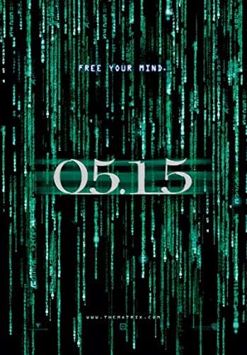 Matrix Reloaded 2003 S/S Hologram Teaser Haddelenmiş Film Afişi 27x40