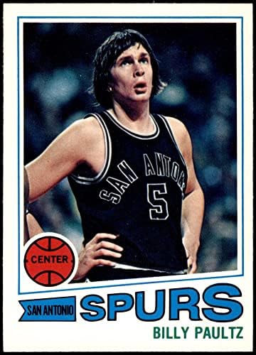 1977 Topps 103 Billy Paultz San Antonio Spurs (Basketbol Kartı) NM Spurs St. John's
