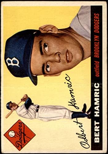 1955 Topps 199 Bert Hamric Brooklyn Dodgers (Beyzbol Kartı) İYİ Dodgers