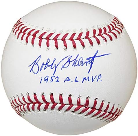 Bobby Shantz, 1952 AL MVP ile Rawlings Resmi MLB Beyzbolunu İmzaladı - İmzalı Beyzbol Topları