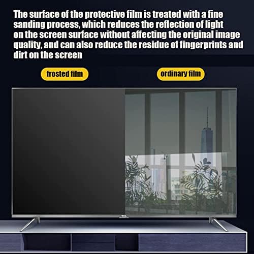 ANSNAL Mavi ışık TV Ekran Koruyucu Mat Parlama Önleyici Monitör Film Filtresi LCD, LED, 4K OLED ve QLED HDTV Ekranlar ve
