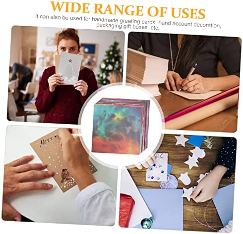 FAVOMOTO 120 Yaprak El Hesabı Arka Plan Kağıt Origami Kağıt Çocuklar için Sanat El Sanatları Malzemeleri Bitki Malzemeleri