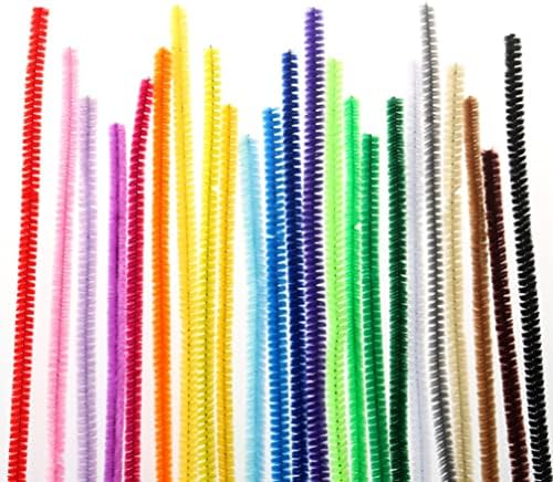 Tofficu Çocuklar Hediye 100 ADET Şönil Kaynaklanıyor Boru 10 Renk Şönil Kaynaklanıyor DIY Zanaat Malzemesi için Sevgililer