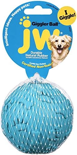 JW Pet Company Kıkırdama Topu Köpek Oyuncak, Büyük, (Renkler Değişir)
