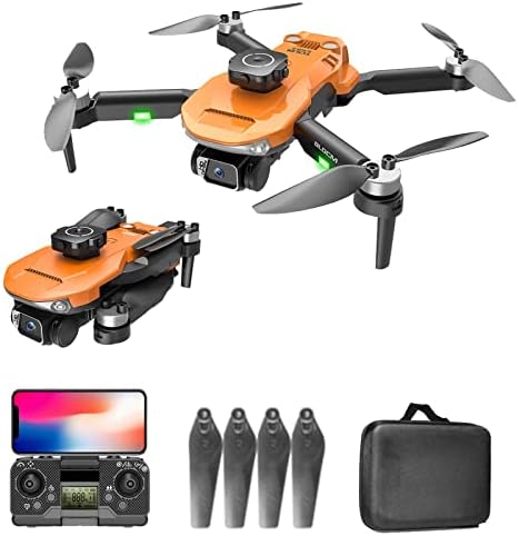 Mini Drone ile 4 K 1080 P Çift Kameralar, Katlanır İHA, HD Hava Fotoğrafçılığı, WiFi İletim, Katlanır Uzaktan Kumanda Uçak,