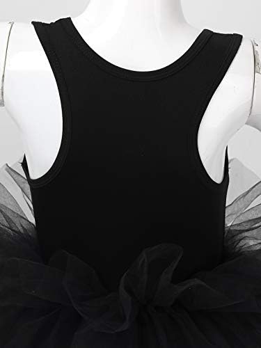 Choomomo Çocuk Kız Klasik Kolsuz Bale Leotard Jimnastik Spor Yoga Tutu Etek Tulum Giyim