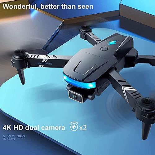 Drone Kamera ile Yetişkinler için 4 K Ultra HD FPV Canlı Video Yükseklik Tutun, Başsız Modu, Jest Özçekim, Yol Işaretleri