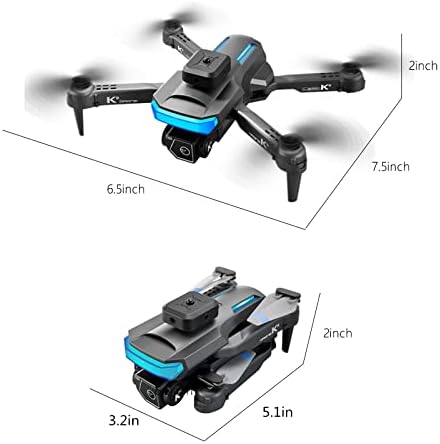 f95273 Drone ile 4K Çift Hd FPV Kamera Uzaktan Kumanda Oyuncak Hediyeler için Erkek Kız İrtifa Tutun Başsız Modu Bir Anahtar