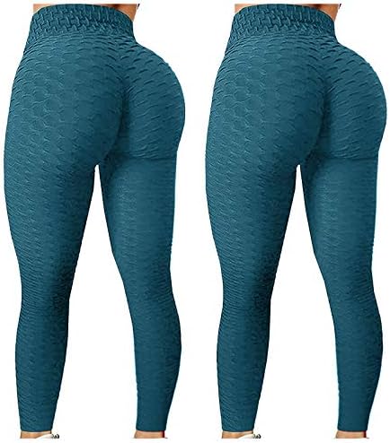 Basysın 2 ADET/1 ADET Egzersiz Tayt Kadınlar için Düz Renk Yoga Yüksek Belli Popo Kaldırma Karın Kontrol Atletik Pantolon