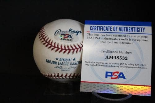 Danny Litwhiler İmzalı (Yazıt) Beyzbol İmzası Otomatik PSA / DNA AM48532 - İmzalı Beyzbol Topları
