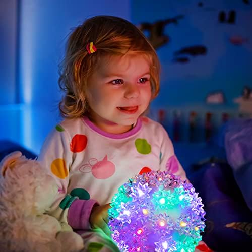 Noel ışıklı Küre topları açık - 3 Paket 5.5 50 LED asılı yıldız ışığı ışığı, Eklenti fişli değiştirilebilir ampuller, Ağaçlar