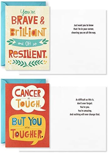 Kanser, Hastalık, Zor Zamanlar için Ayırt Edici Teşvik Kartları Çeşitleri (12 Kart ve Zarf, 12 Çıkartma), (Model: 5STZ5109)