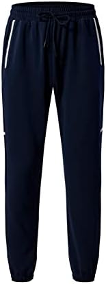 URBEX erkek Sweatpants Fermuarlı Cepler, Elastik Alt Joggers Pantolon Spor Koşu Egzersiz Eğitimi