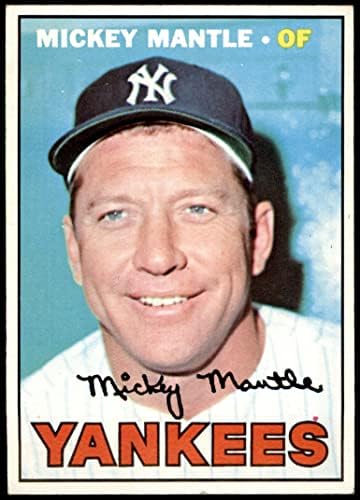 1967 Topps 150 Mickey Mantle New York Yankees (Beyzbol Kartı) ESKİ Yankees
