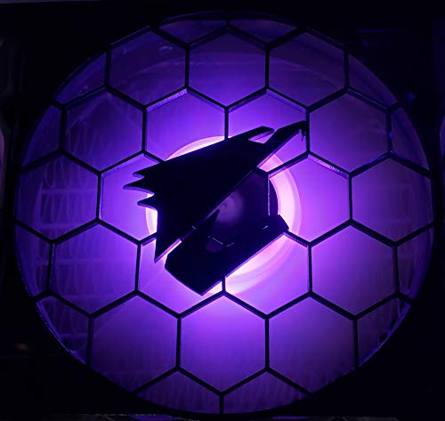 benzersiz Altıgen Aorus Tasarımlı 120mm Bilgisayar Kasası Fan Kapağı - RGB aRGB LED Aydınlatma için Harika