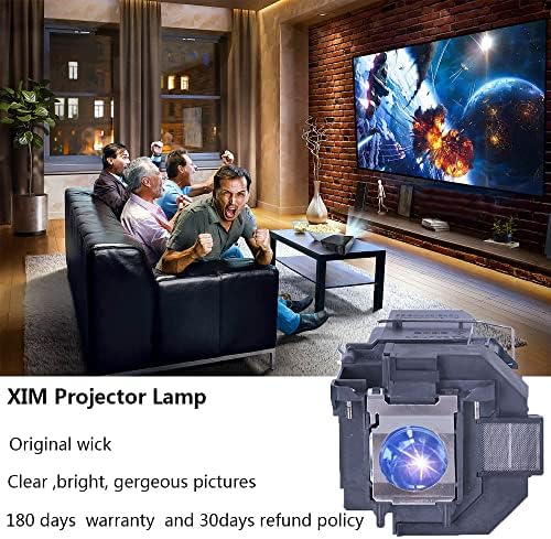 XIM ELPLP95 V13H010L95 Yedek Projektör Lambası ile Konut için fit Epson EB-2250U /2255U /2265U /5530U / 2245U / 2155W /5510/2250