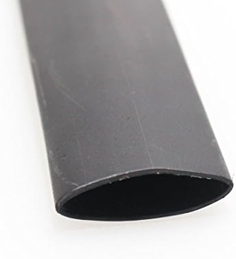 Shrink boru 2: 1 siyah metre tarafından (0.8 mm içinde, 1 m)