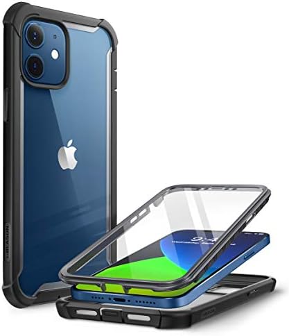 ı-Blason Ares Serisi için Tasarlanmış iPhone 12 Mini Kılıf( 2020), Dahili Ekran Koruyuculu Çift Katmanlı Sağlam Şeffaf Tampon