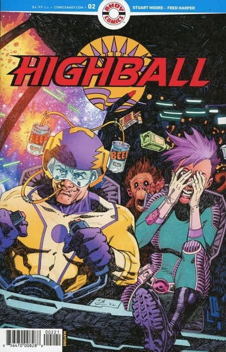 Highball 2A VF / NM; Ahoy çizgi roman / 1: 3 varyantı