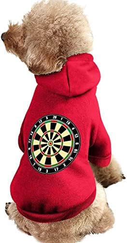 Dart Tahtası Numaraları Spor Köpek Tek Parça Gömlek Moda Köpek Kostüm kapaklı evcil hayvan aksesuarları