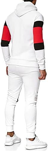 Erkek Kadife eşofman takımı MenTracksuit Uzun Kollu Patchwork Spor Setleri Pantolon Takım Elbise erkek Eşofman Takımlar 2