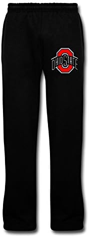 Erkek OSU Ohio State Buckeyes Logo Eşofman Altı Siyah spor pantolonları