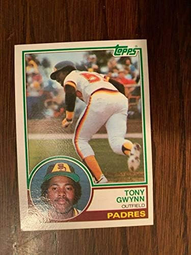 1983 Topps 482 Tony Gwynn San Diego Padres Çaylak Beyzbol Kartı Darphaneli Beyzbol Kartları