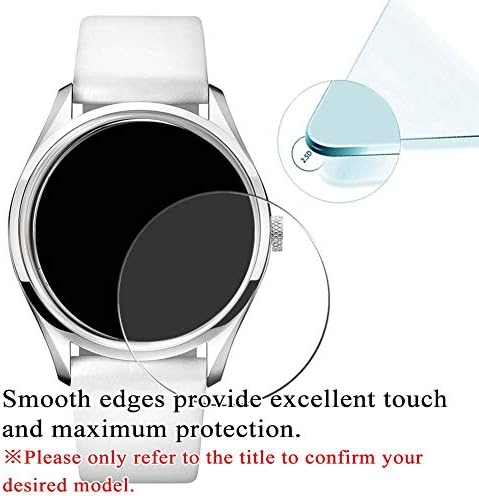 Synvy [3 Paket] Temperli Cam Ekran Koruyucu ile Uyumlu VİCTORİNOX İSVİÇRE ORDUSU 241723.1 9H Film Smartwatch akıllı saat