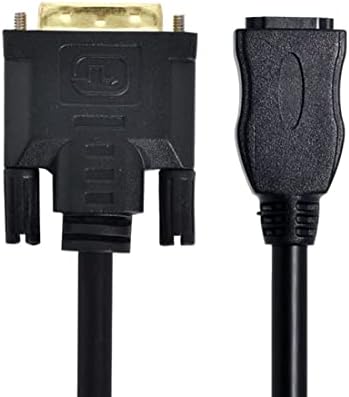 chenyang CY HDMI DVI Kablosu 0.3 ft DVI 24 + 1 Erkek HDMI dişi adaptör Kablosu DVI HDMI PC Dizüstü HDTV için