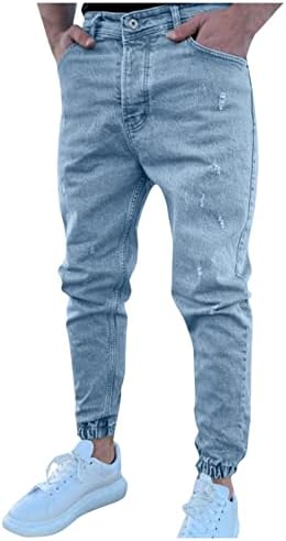 DIYAGO Skinny Jeans Erkekler Hipster Streetwear günlük kot Slim Fit Hip Hop Jean Pantolon Moda Tasarımcısı Kalem Kot pantolon