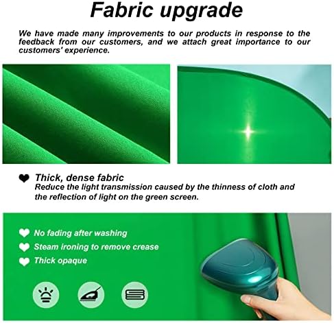 T Şeklinde Taşınabilir Yeşil Ekran Arka Planı, Standlı Yeşil Ekran Kiti, 3'ü 1 Arada Sandalye Akış için Yeşil Ekran, Video