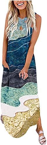 Genç Kızlar Kolsuz Kayma Spagetti Kayışı Elbiseler Baskı Elbiseler Dalma Yaka Wrap Maxi uzun elbiseler 2023 7T