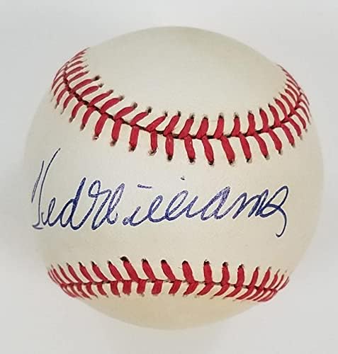 Ted Williams İmzalı Boston Red Sox Amerikan Beyzbol Ligi Beckett Kimliği Doğrulanmış BASA50374 - İmzalı Beyzbol Topları