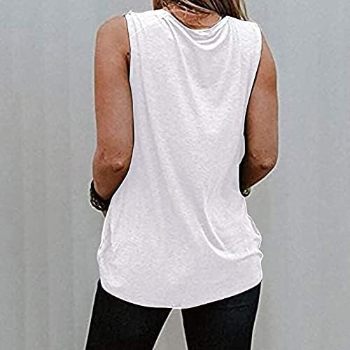 Kadın Kolsuz Yoga Egzersiz Tankı Üstleri Sevimli Kelebek Baskılı Kolsuz Tees Gevşek Fit Egzersiz Temel Bluz