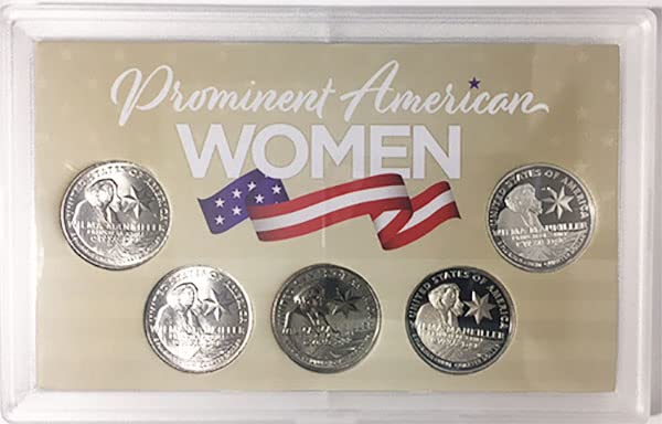 2022 P,D,S,S,S BU ve Kanıt Amerikalı Kadınlar Çeyrek Wilma Mankiller Çeyrek Seçim Dolaşımsız ABD Darphanesi 5 Madeni Para