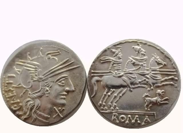 Gümüş Dolar Antik Roma Sikke Dış Kopya Gümüş Kaplama hatıra parası RM24