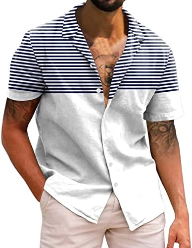 Xiloccer Erkek Gömme T Shirt Kısa Kollu Düğme Gömlek Tasarımcı Gömlek Erkekler için Kısa Kollu Gömlek erkek Rahat Gömlek