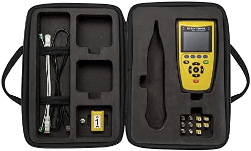 Klein Tools VDV501-828 Komutan VDV Test Cihazı, Uzaktan Kumandalar, Adaptör ve Kılıflı Kablo Test Cihazı Kiti, Koaksiyel