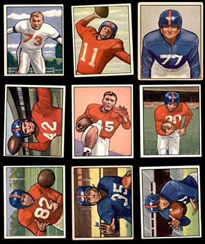 1950 Bowman New York Giants Takım Setine Yakın New York Giants-FB (Set) ESKİ Giants-FB