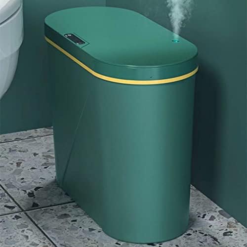 Yok Akıllı İndüksiyon çöp Şarj Edilebilir Aromaterapi Çöp Depolama Kovası Mutfak Banyo Otomatik Çöp (Renk: Yeşil, Boyut :