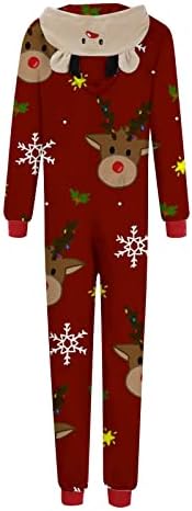 Noel Eşleştirme kışlık pijama, aile pijamaları Eşleşen noel kıyafeti Çiftler Hediyeler Eşleşen Ebeveyn-Çocuk Kadın Mo