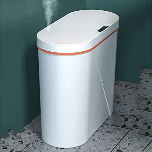 ZSEDP Sprey akıllı çöp tenekesi Elektronik Otomatik ev çöp kutuları Mutfak Banyo Çamaşır tuvalet dar yerler sensör kutusu