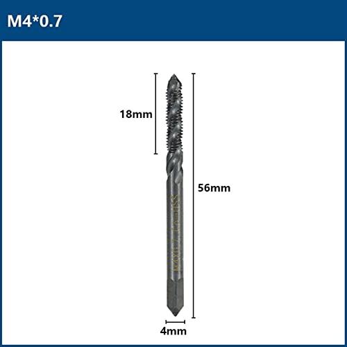 Konu Dokunun M3 M4 M5 M6 M8 M10 Metrik Spiral Makinesi Dokunun Metrik Diş Aracı Nitrür Kaplı Vida Dokunun Matkap Ucu 1 Adet
